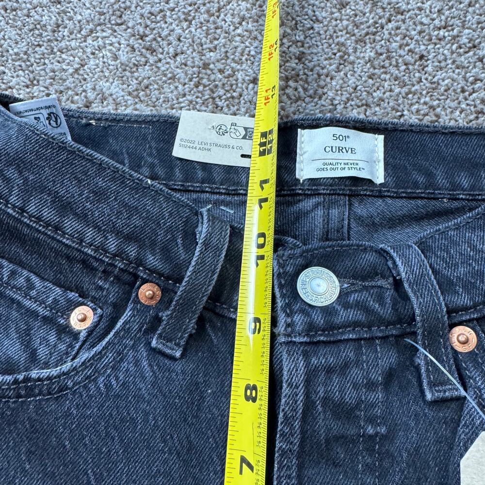 Levi's 501 Curve Jeans Women's Size 27x30 High Rise Casual Comfy Preppy Classic - Picture 12 of 13